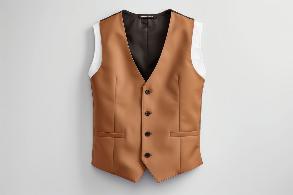 Waistcoat coathanger simplicity lifejacket. AI generated Image by rawpixel.