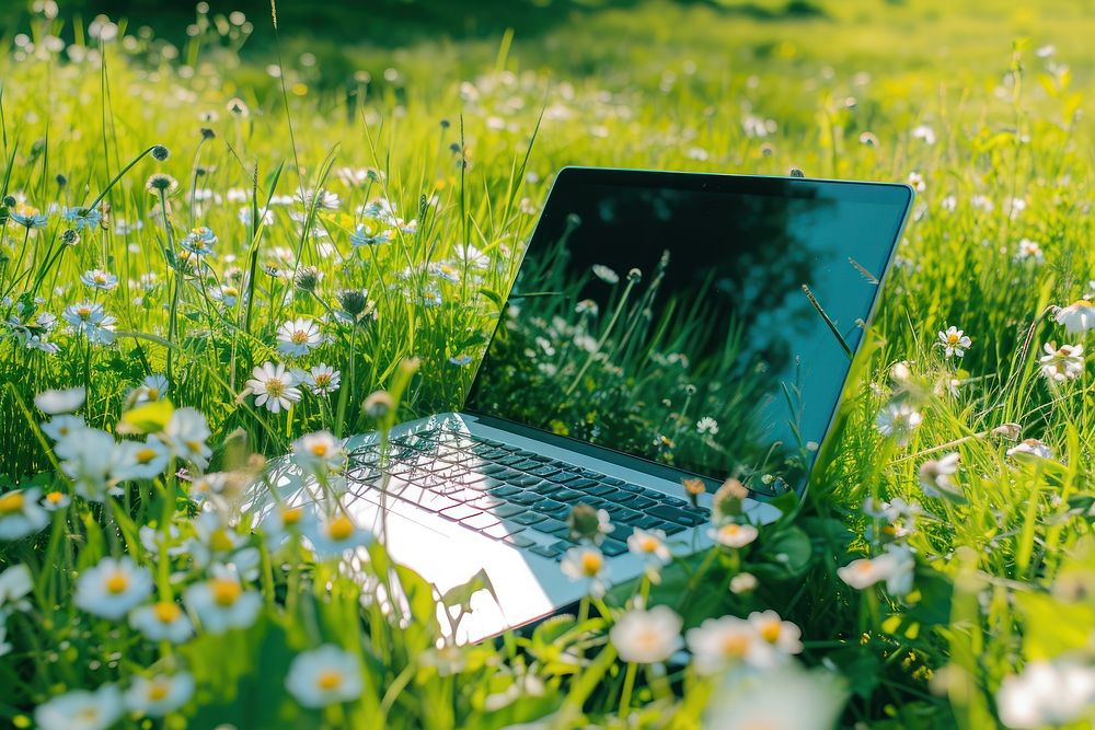 Nature flower laptop wildflower.