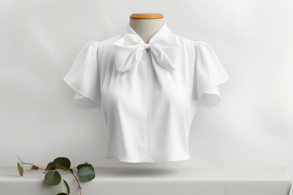 Blouse shirt coathanger tablecloth. AI generated Image by rawpixel.