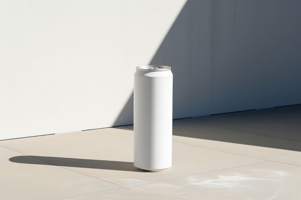 Can  cylinder shadow white.