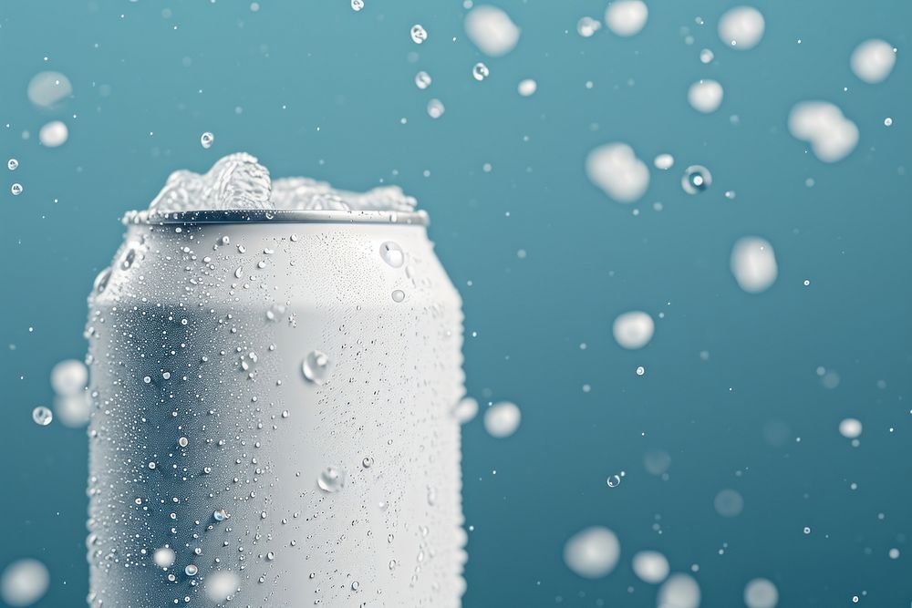 Beer can  drink white soda.
