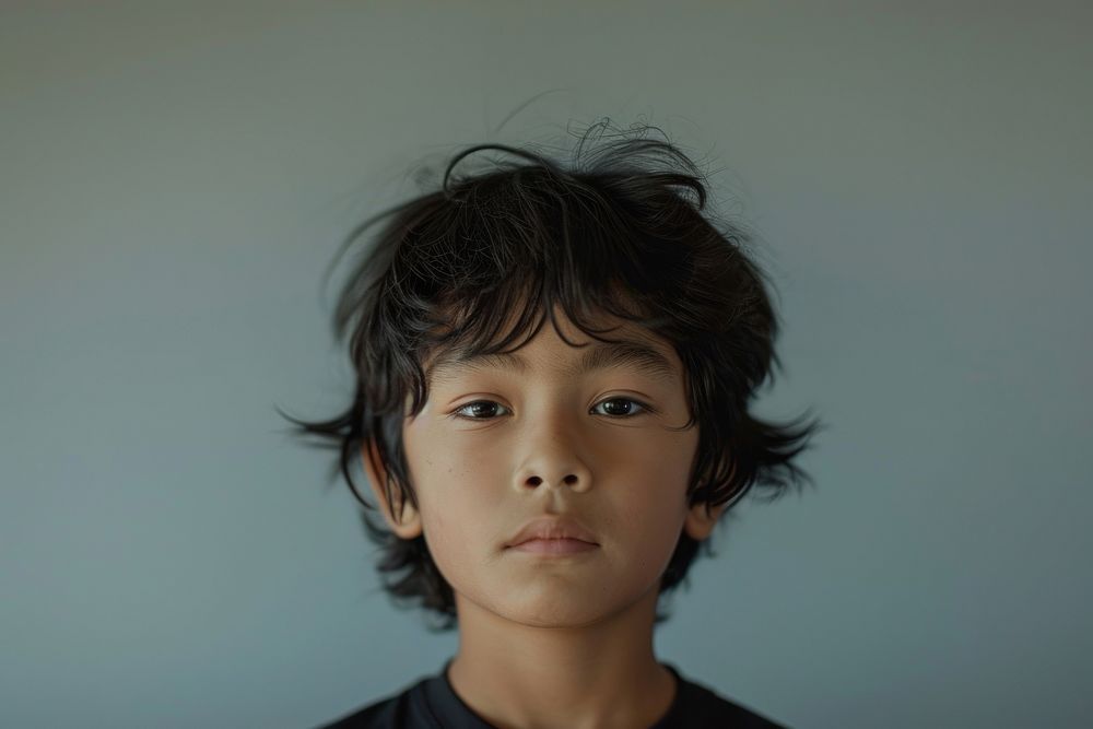 Mexico kids photography portrait contemplation.