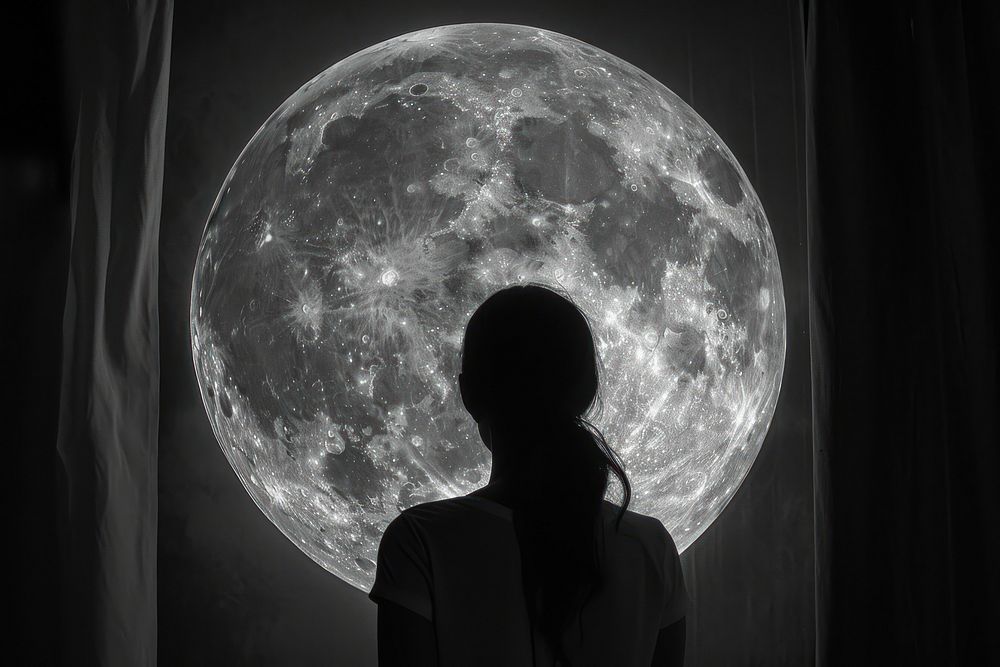 Moon moon astronomy nature.