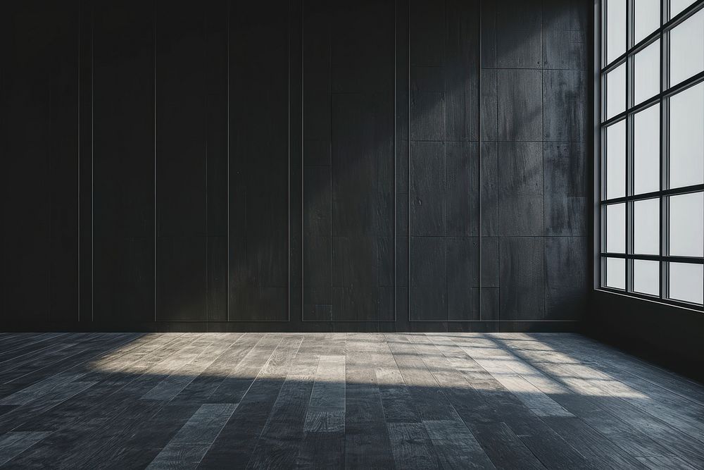 Black wall flooring black architecture.