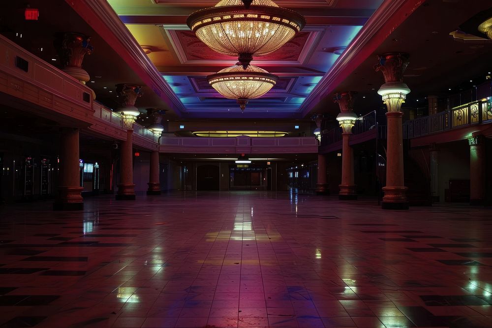 Casino ballroom flooring hall.