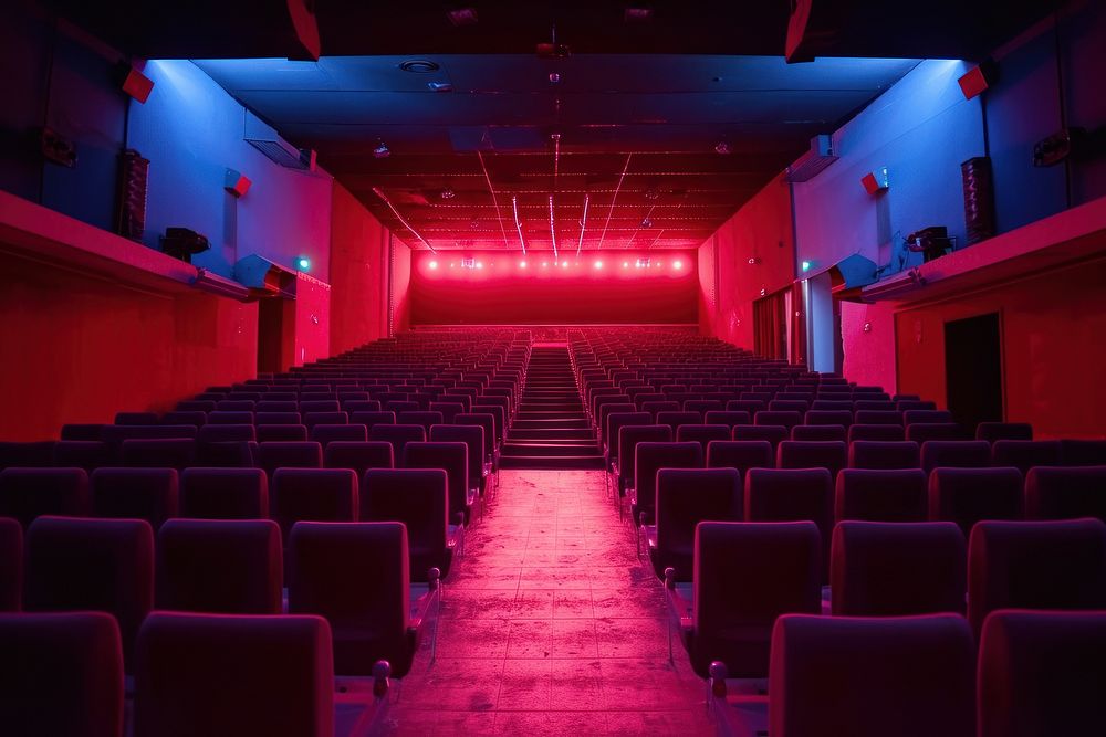 Cinema auditorium cinema chair.