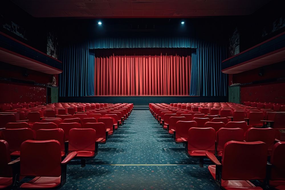 Cinema auditorium cinema stage.