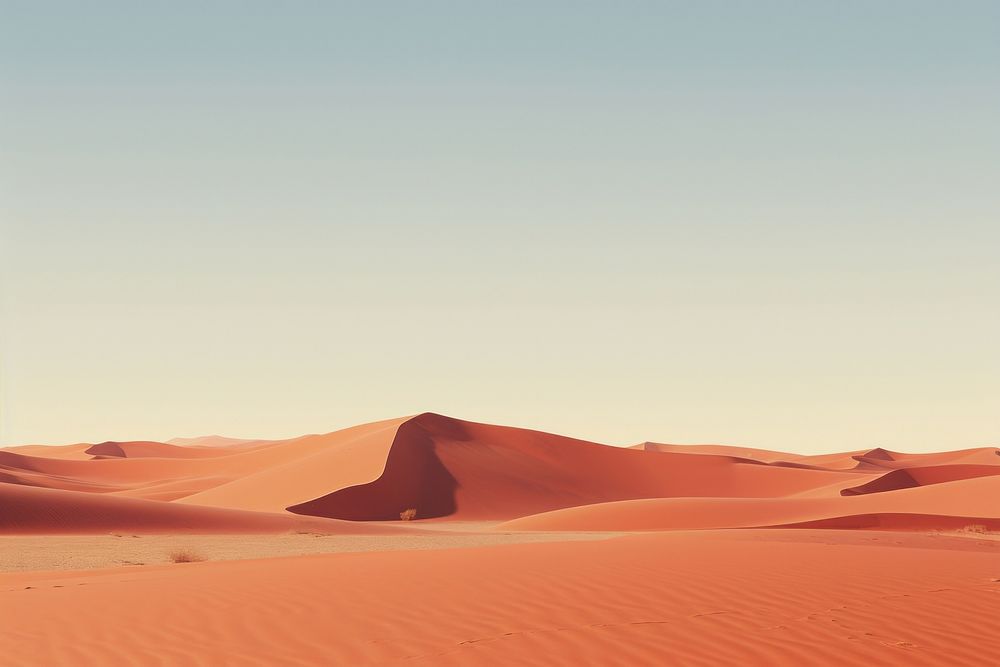 Desert desert outdoors horizon.