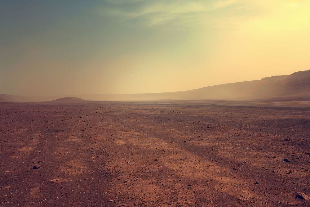 Mars outdoors horizon nature.