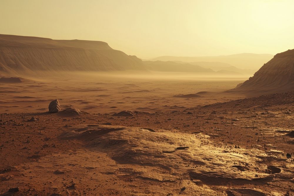 Mars landscape outdoors nature.