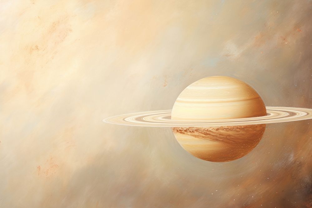 Saturn planet on space astronomy appliance universe.