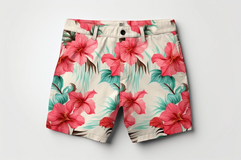 Hawaiian short shorts creativity beachwear. AI generated Image by rawpixel.