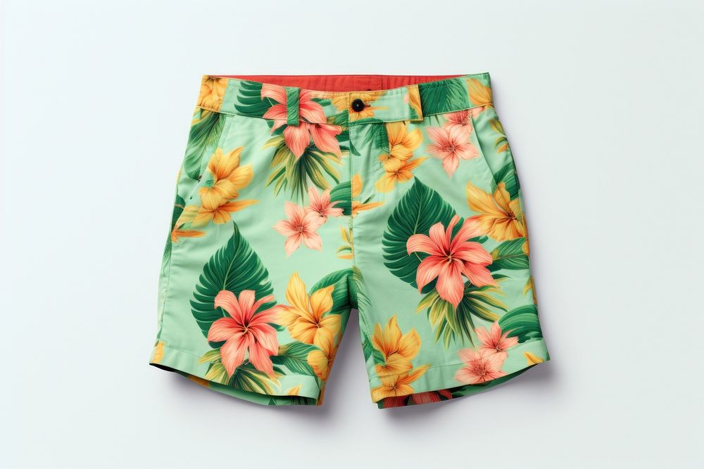 Hawaiian short shorts underpants freshness. AI generated Image by rawpixel.