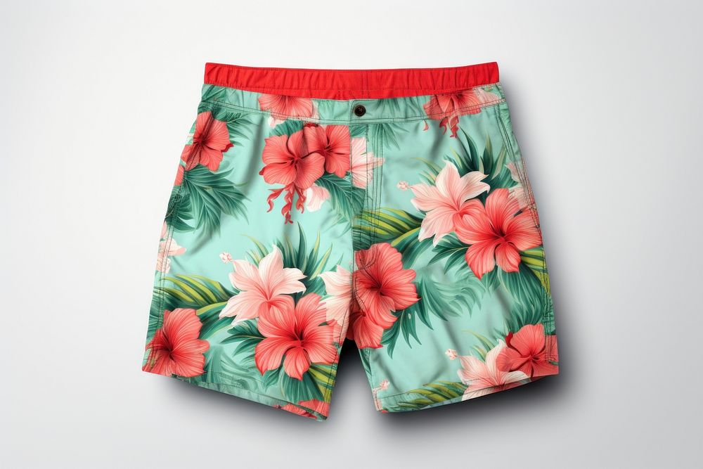 Hawaiian short shorts underpants freshness. AI generated Image by rawpixel.
