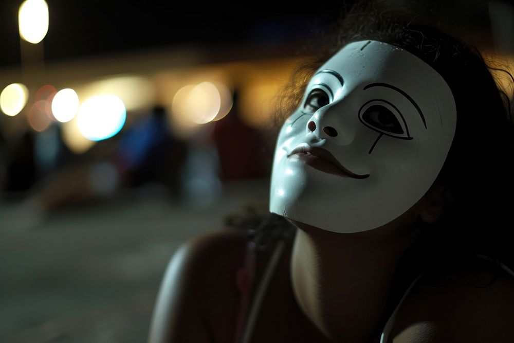 Mask portrait carnival adult.