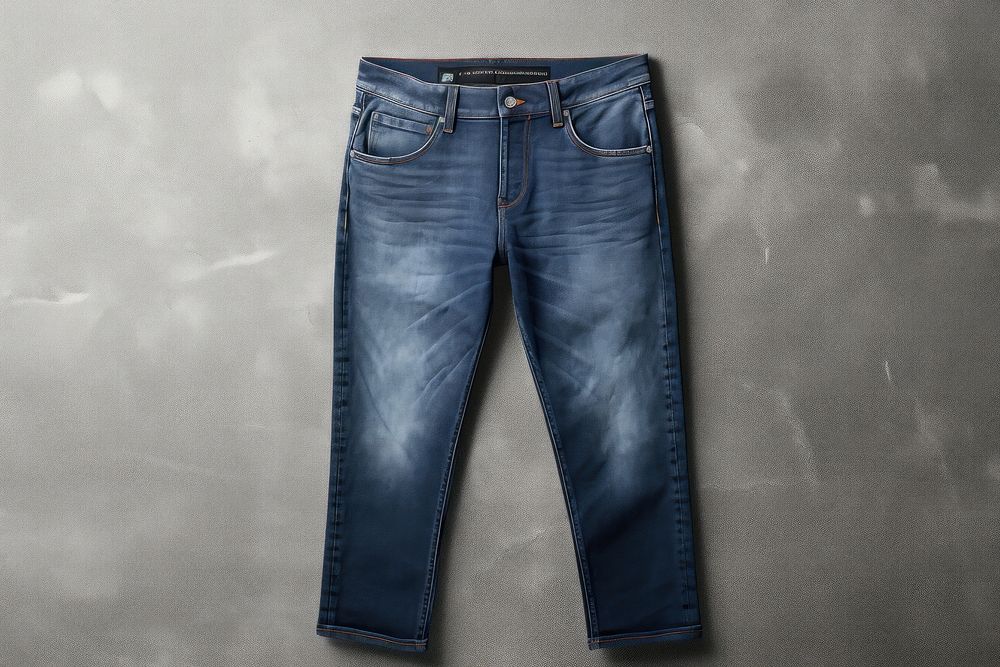 Jeans denim pants architecture. AI generated Image by rawpixel.