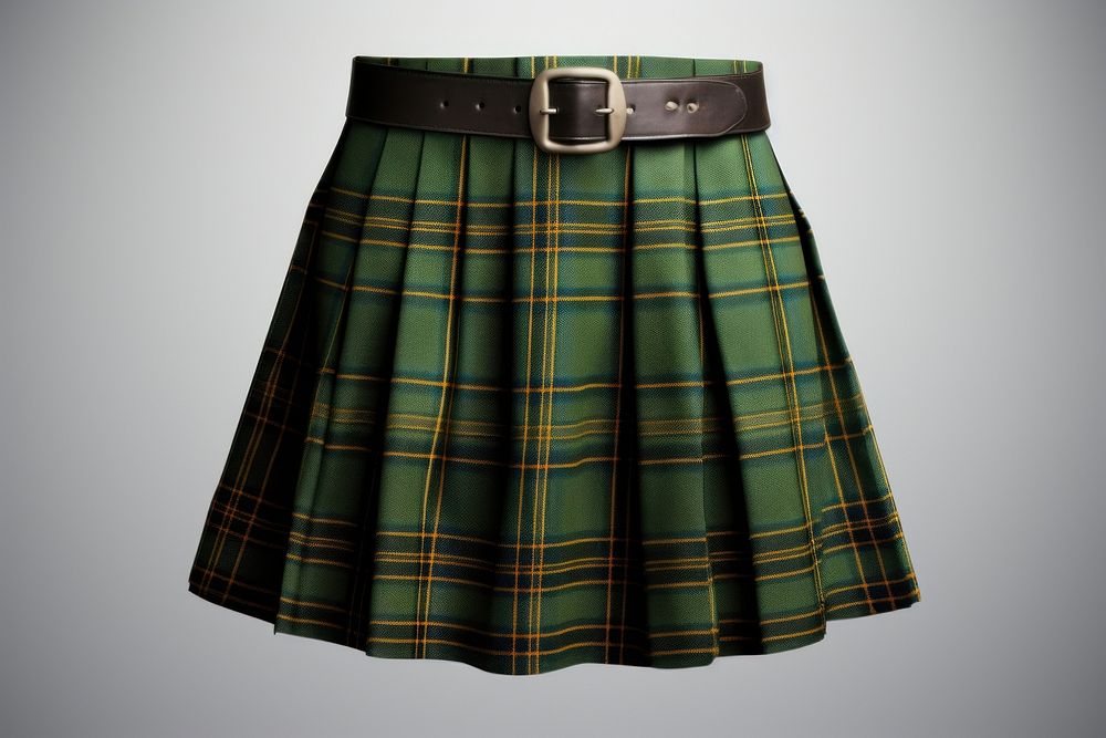 Kilt tartan skirt plaid. AI generated Image by rawpixel.