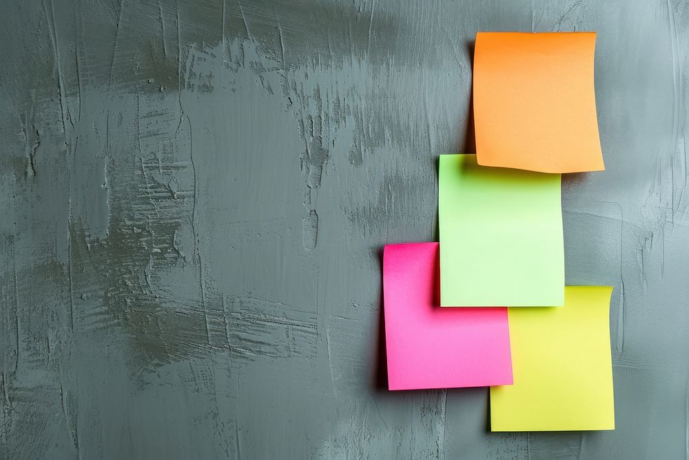 Sticky notes backgrounds paper wall.