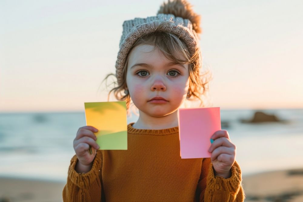 Sticky notes photography portrait outdoors.