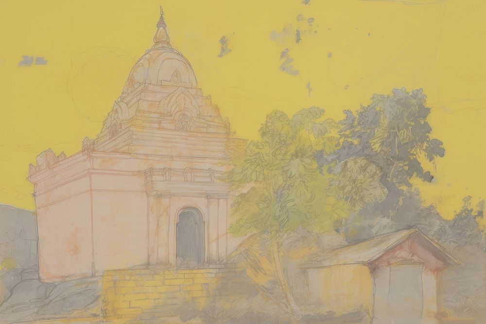 A hindu temple painting art spirituality.