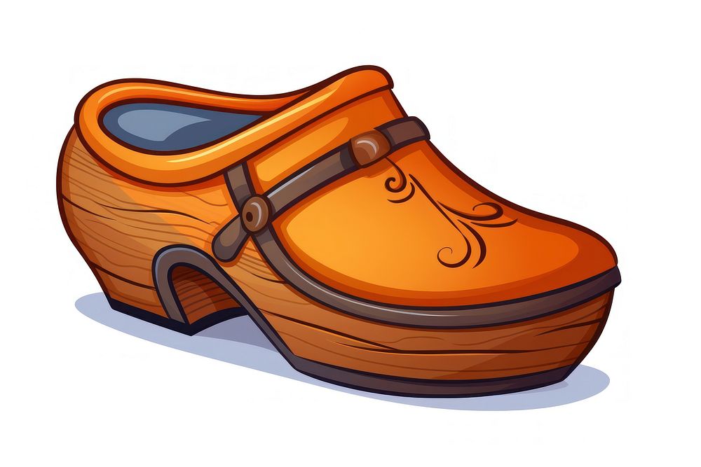 Netherland wooden clog footwear cartoon clogs.