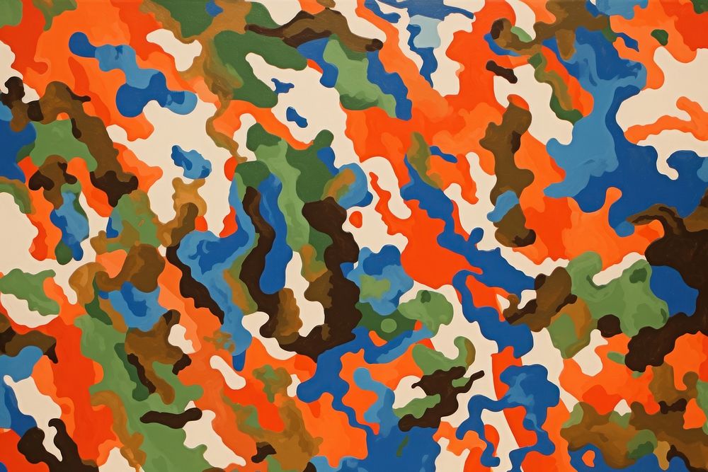  Camo flag brush strokes backgrounds camouflage painting. AI generated Image by rawpixel.
