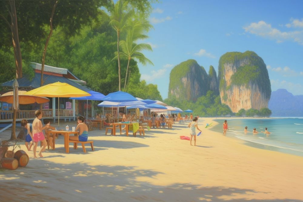 Hot weather in thailand architecture outdoors summer. AI generated Image by rawpixel.