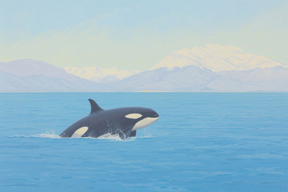 Orca animal mammal whale.