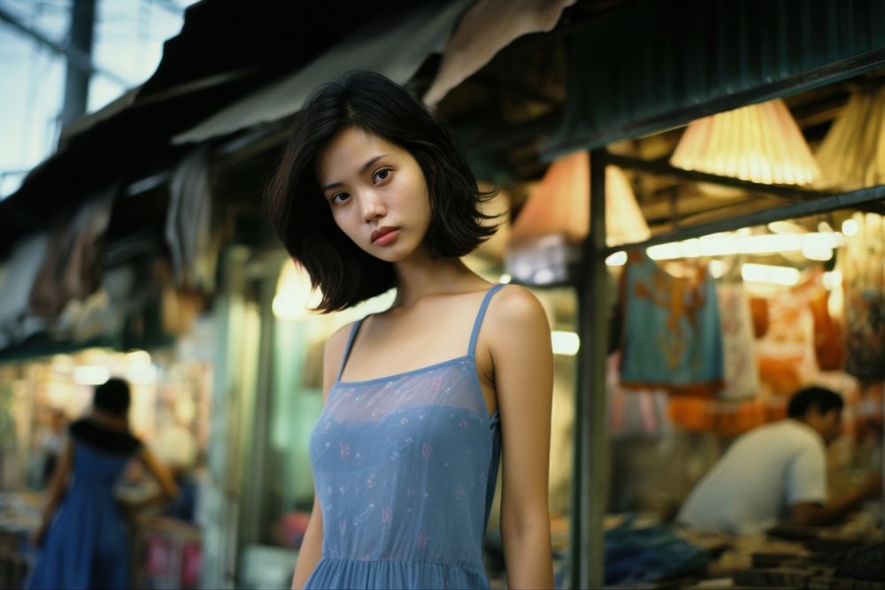 Asian young woman city photography portrait. AI generated Image by rawpixel.