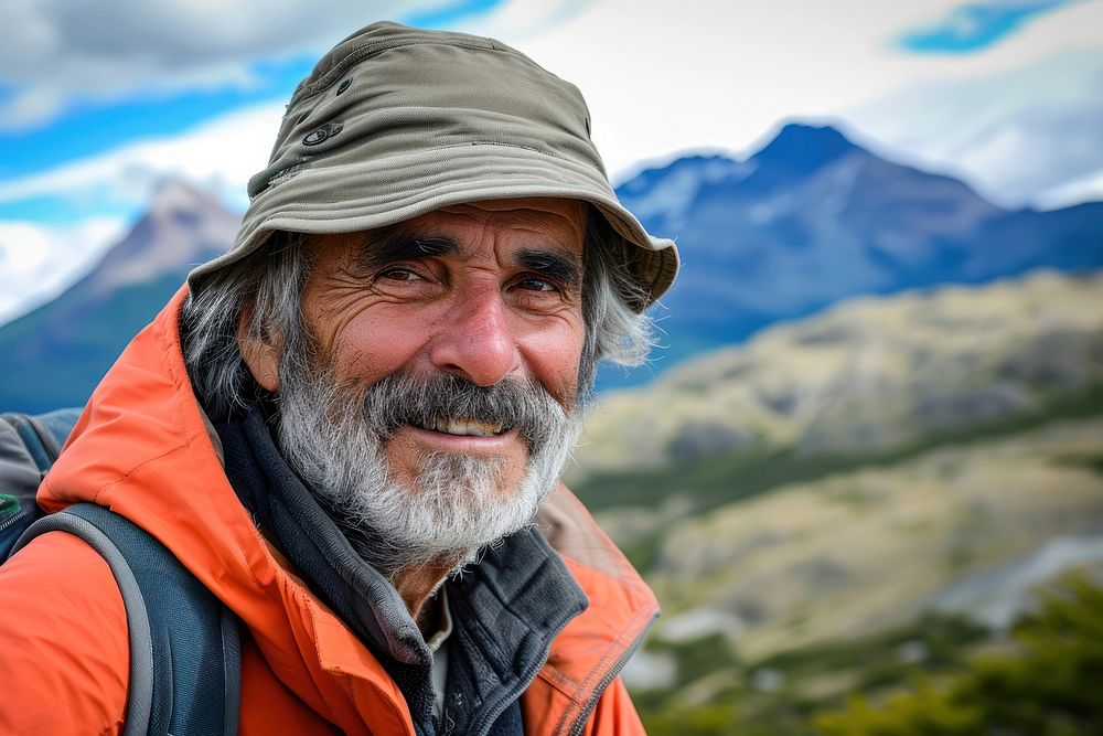 Happy argentine man portrait outdoors adult.