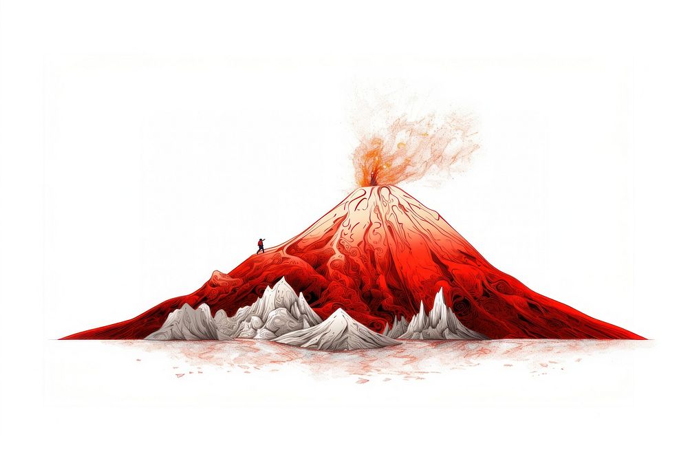 School project volcano mountain stratovolcano splattered.