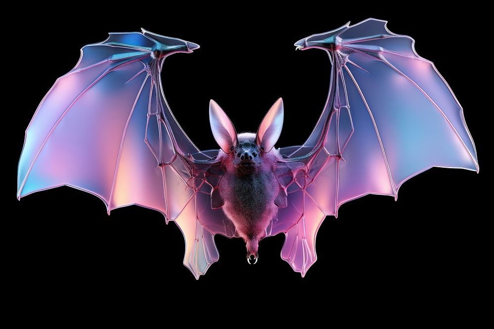 Bat iridescent wildlife animal accessories.