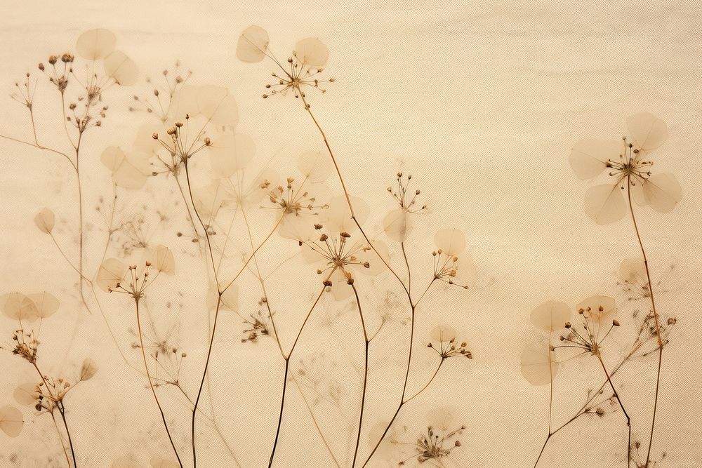 Real Pressed a gypsophila flower backgrounds pattern.