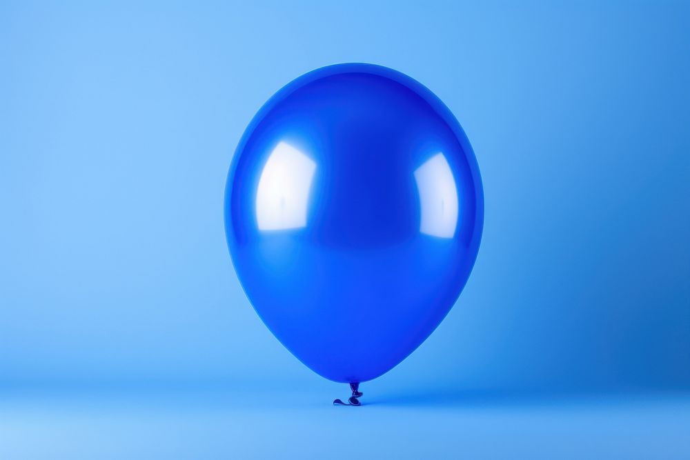 Balloon blue celebration anniversary. AI generated Image by rawpixel.