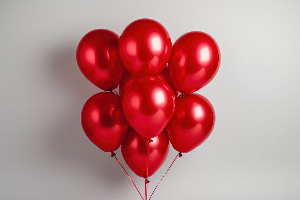 Balloon red celebration anniversary. AI generated Image by rawpixel.