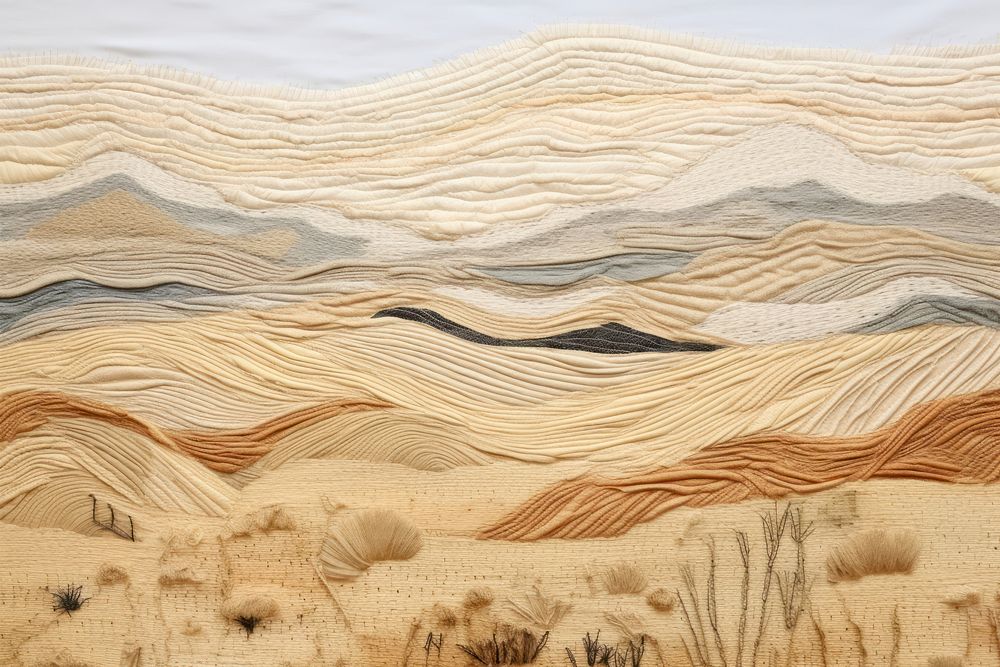 Sand dunes landscape outdoors textile.