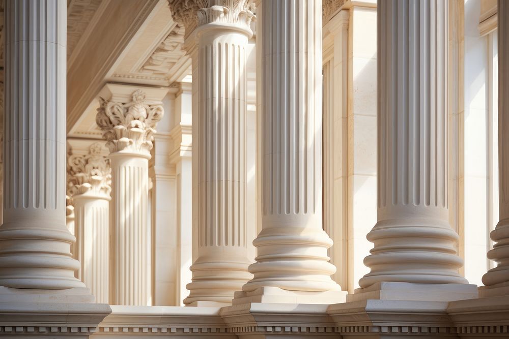 Classical building hall architecture column courthouse