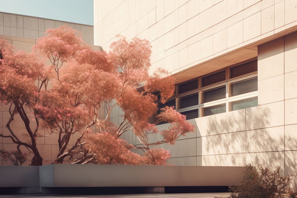 Architecture building sunlight outdoors. AI generated Image by rawpixel.
