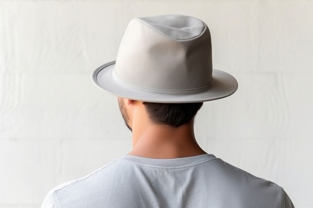 Blank hat  fashion adult man.