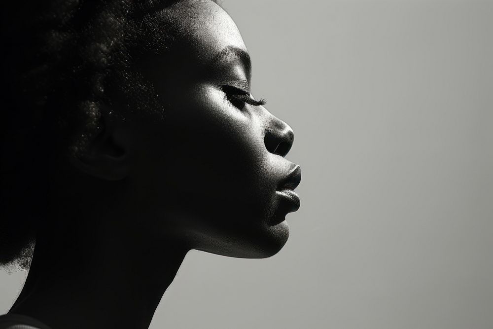 Portrait female adult black.