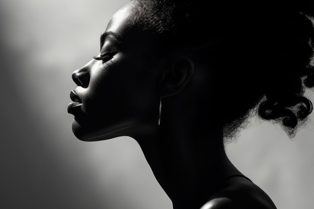 Portrait female adult black.