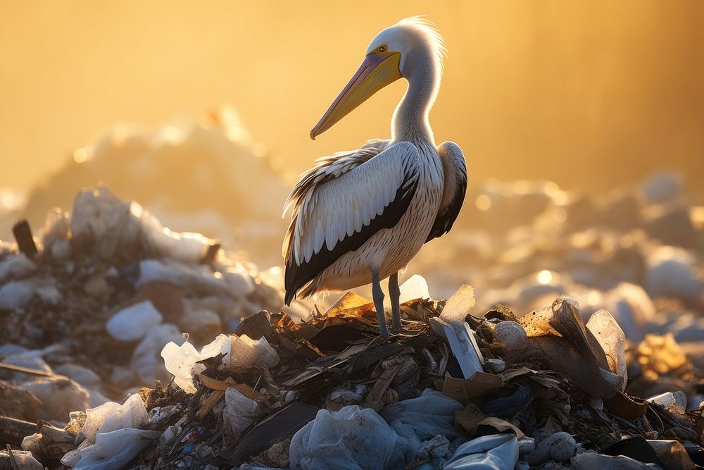 Pelican animal bird beak. AI generated Image by rawpixel.
