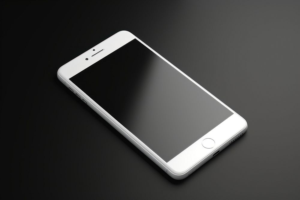 White blank device   electronics portability technology.