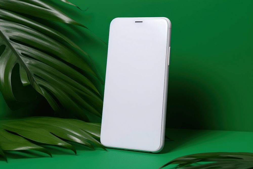 White blank mobile   portability electronics technology.
