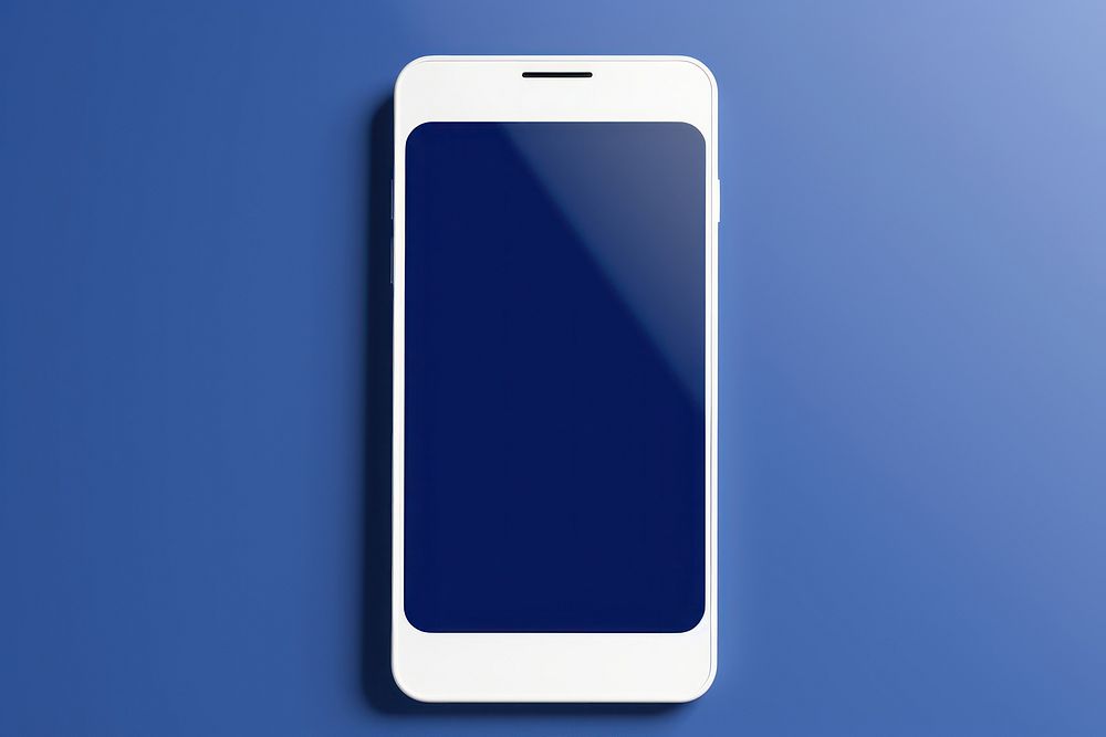 White blank mobile   portability electronics technology.