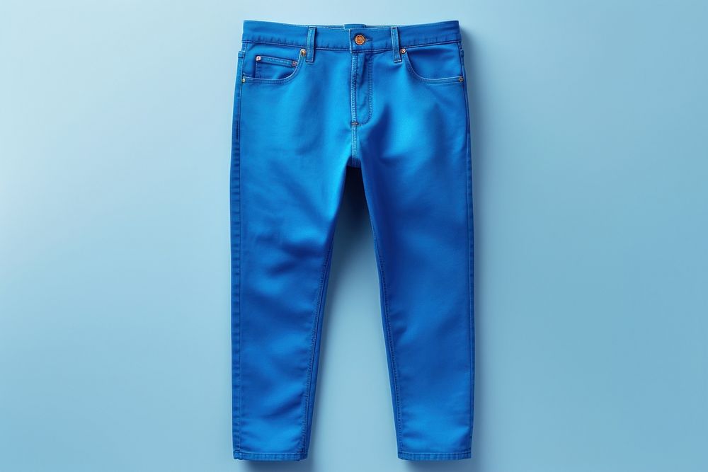 Pants jeans  denim turquoise outerwear.