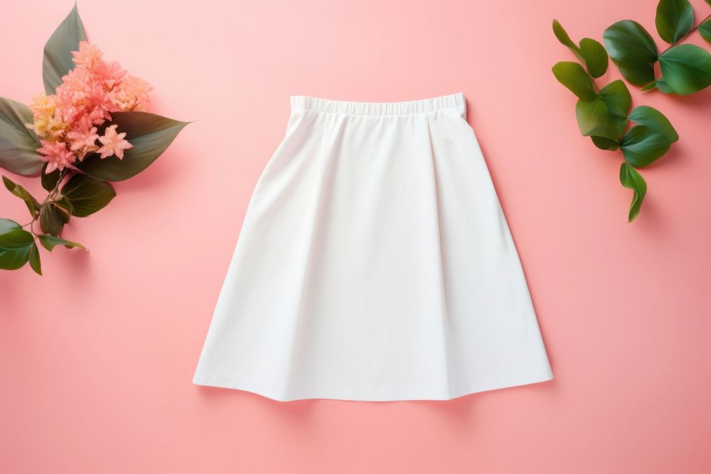 Blank skirt  plant miniskirt elegance.