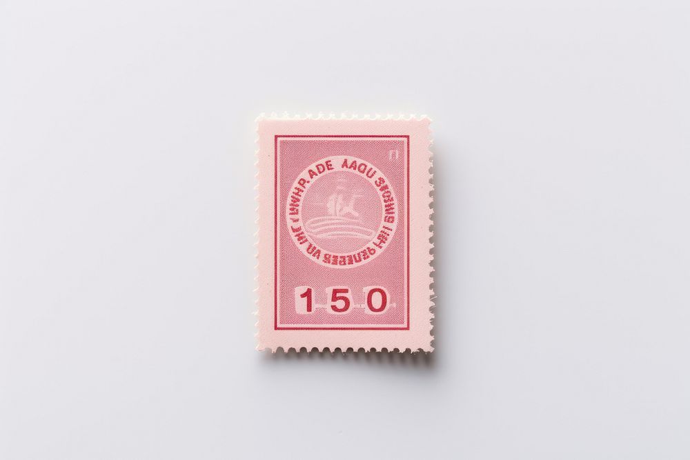 Postage stamp  blackboard currency number.