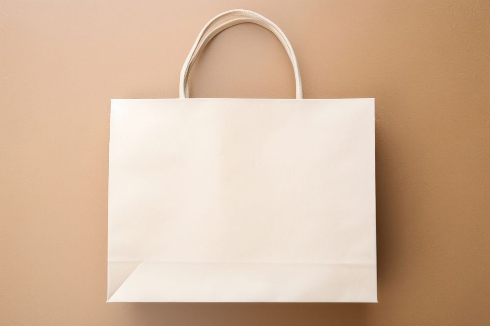 Shopping bag packaging  handbag studio shot accessories.