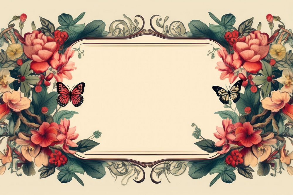 Vintage pattern fragility freshness. AI generated Image by rawpixel.